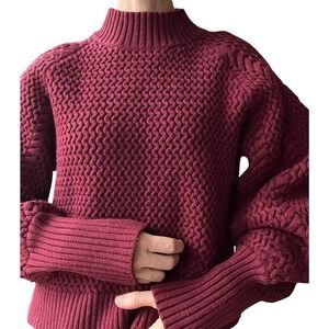 C/MEO‎ Collective Aria knit sweater burgundy XL
